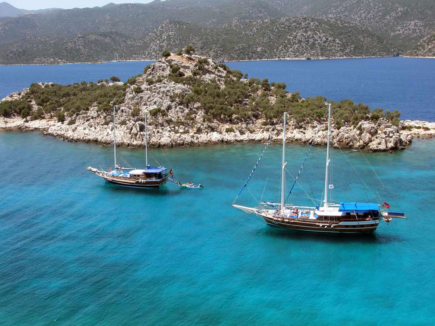 4 Day Olympos to Fethiye Blue Cruise Cabin Charter 5